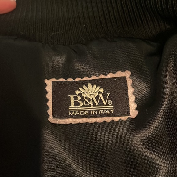 Gorgeous light pink pearl effect Italian leather jacket. Size 42 IT, Small - Picture 7 of 10